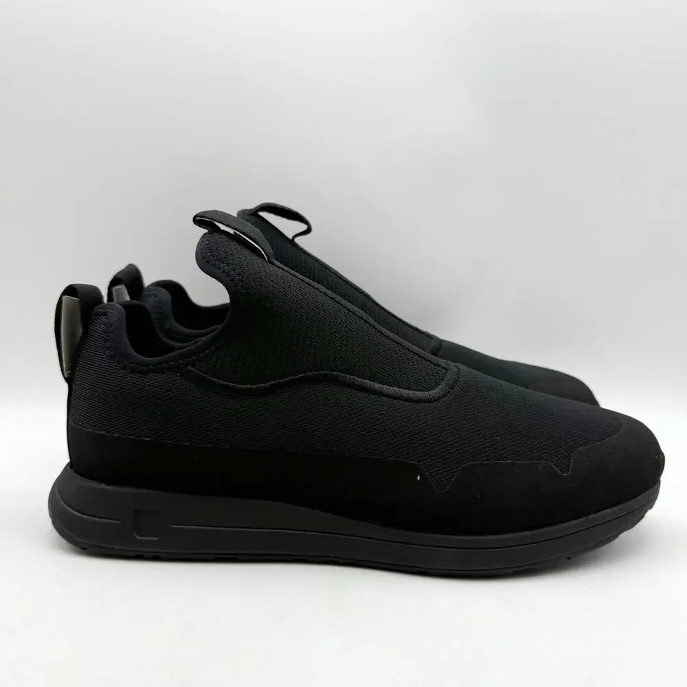 YORK The Gail Slip On Sneakers Mens 8 Womens 9.5 Black Recovery Trainer NIB